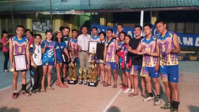 Tim Volly Fkip Untad Berhasil Merebut Piala Bergilir STIE Volly Cup
