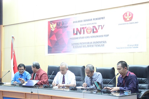 Evaluasi Dengar Pendapat Komunitas Untad TV