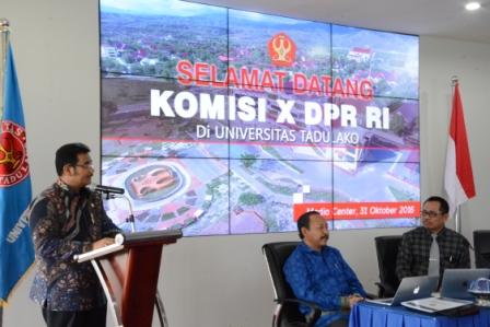 Komisi X DPR RI Lakukan Kunjungan Kerja ke Untad