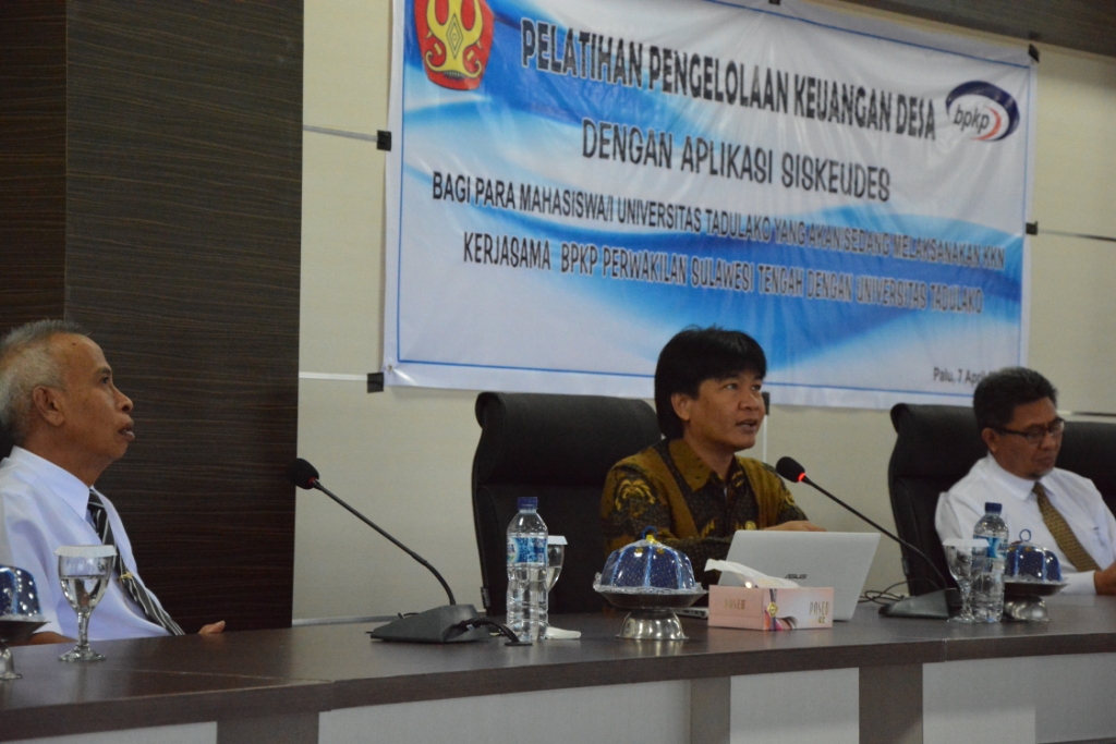 Wujudkan Siskeudes, BPKP Sulawesi Tengah Gandeng Untad