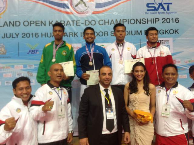 Mahasiswa Untad Rebut Medali Emas di Kejuaraan Karate Internasional