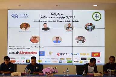 Talkshow Entrepreneurship, Dorong Mahasiswa Jadi Pencipta Lapangan Kerja