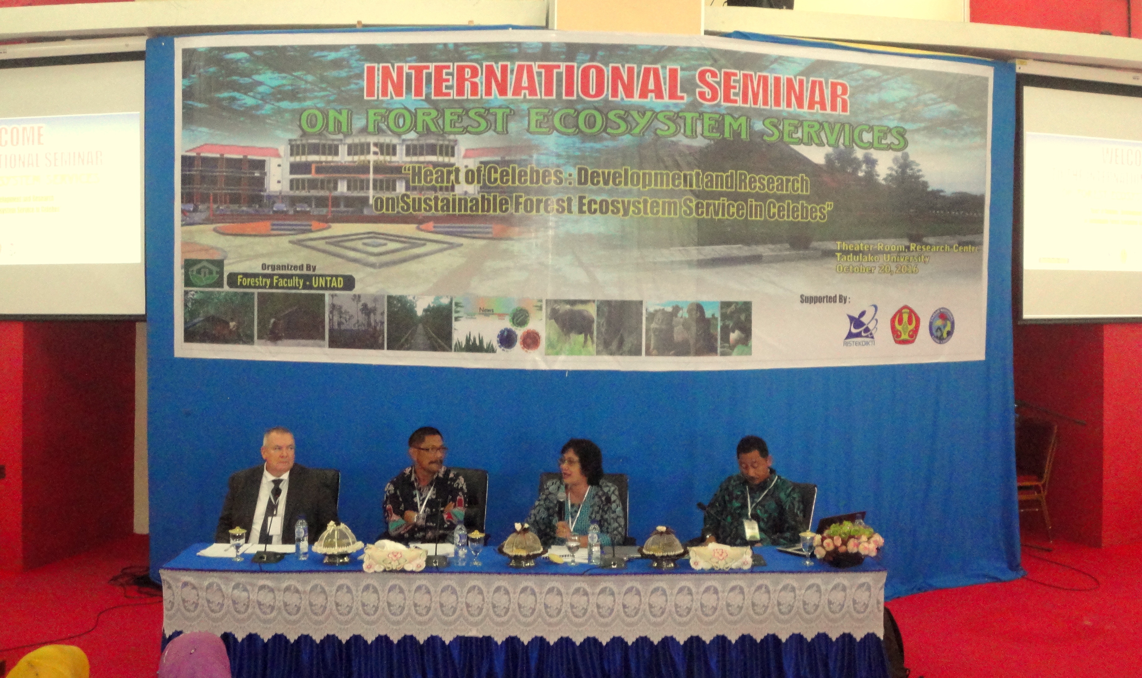 Faculty of Forestry Universitas Tadulako Held International Seminar About Forest Ecosystem in Central Sulwesi