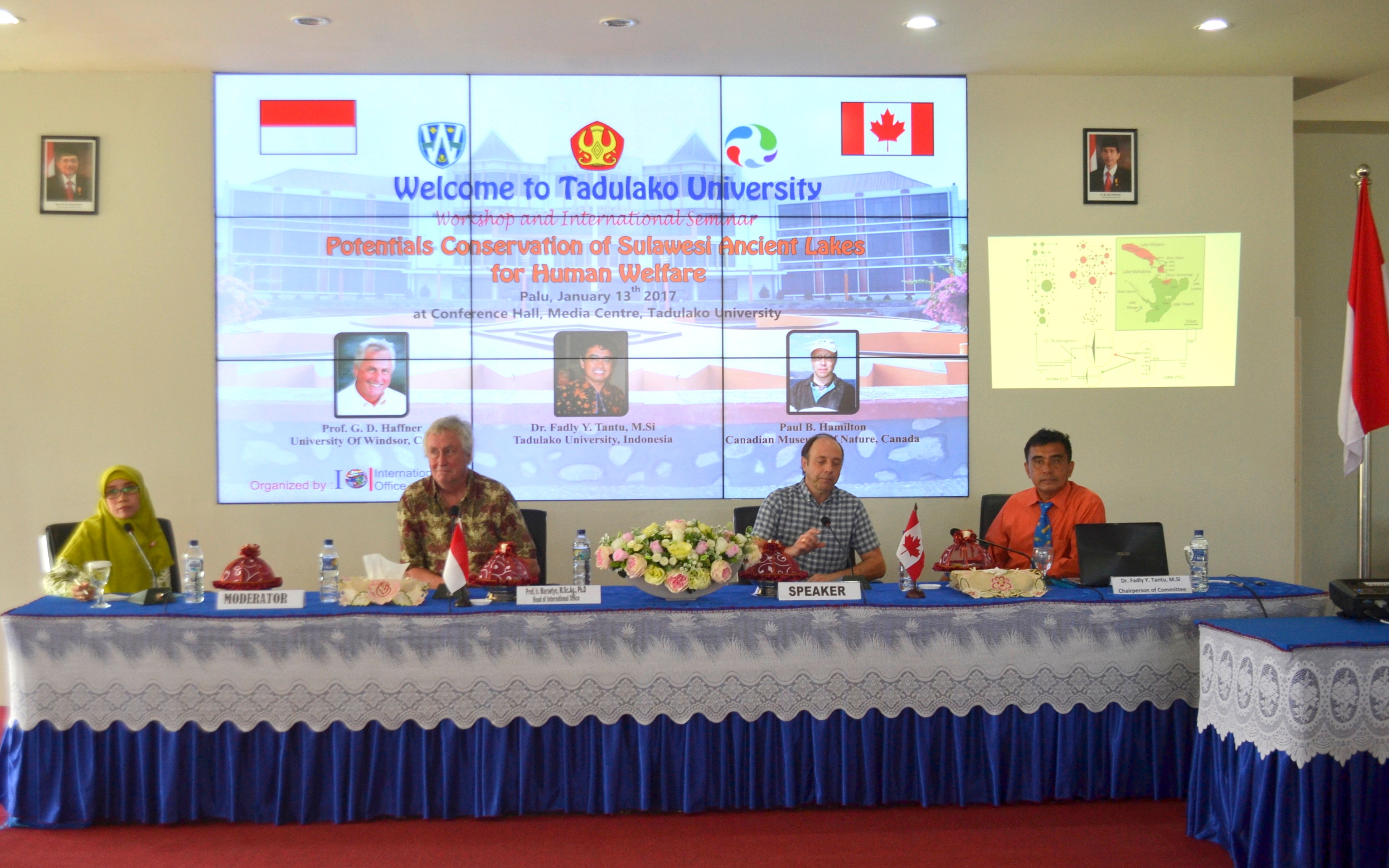 International Office Adakan Seminar Internasional Tentang Potensi Danau Purba di Sulawesi