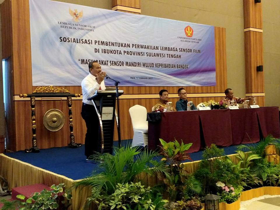 Lembaga Sensor Film Republik Indonesia Gandeng Universitas Tadulako Untuk Sosialisasi Program LSF