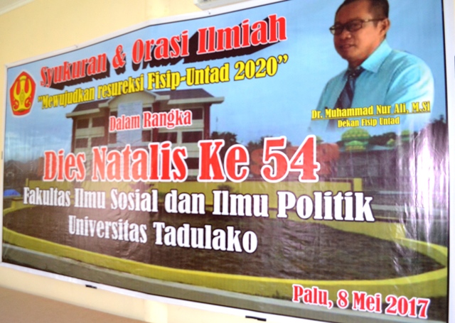 Dies Natalies FISIP ke 54 : Mewujudkan Resureksi Fisip Untad 2020
