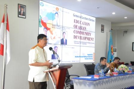 FKIP Untad Kembali Selenggarakan Seri Kuliah Umum Program One Asia Foundation
