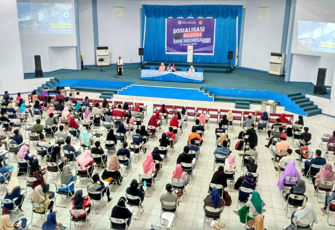 Bank Indonesia Sulteng Kembali Sosialisasikan Beasiswa Pendidikan Untuk Mahasiswa Untad