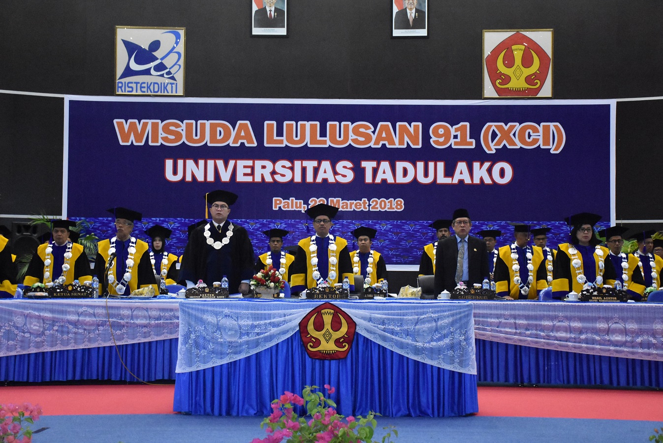 Rektor IPB Hadiri Wisuda ke-91 Universitas Tadulako