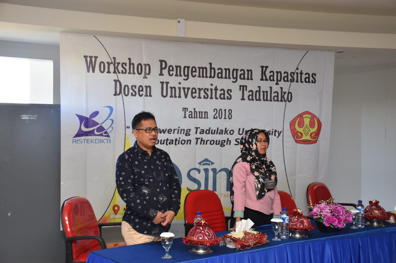 Tingkatkan Publikasi International, Untad Gelar Workshop Pengembangan Kapasitas Dosen