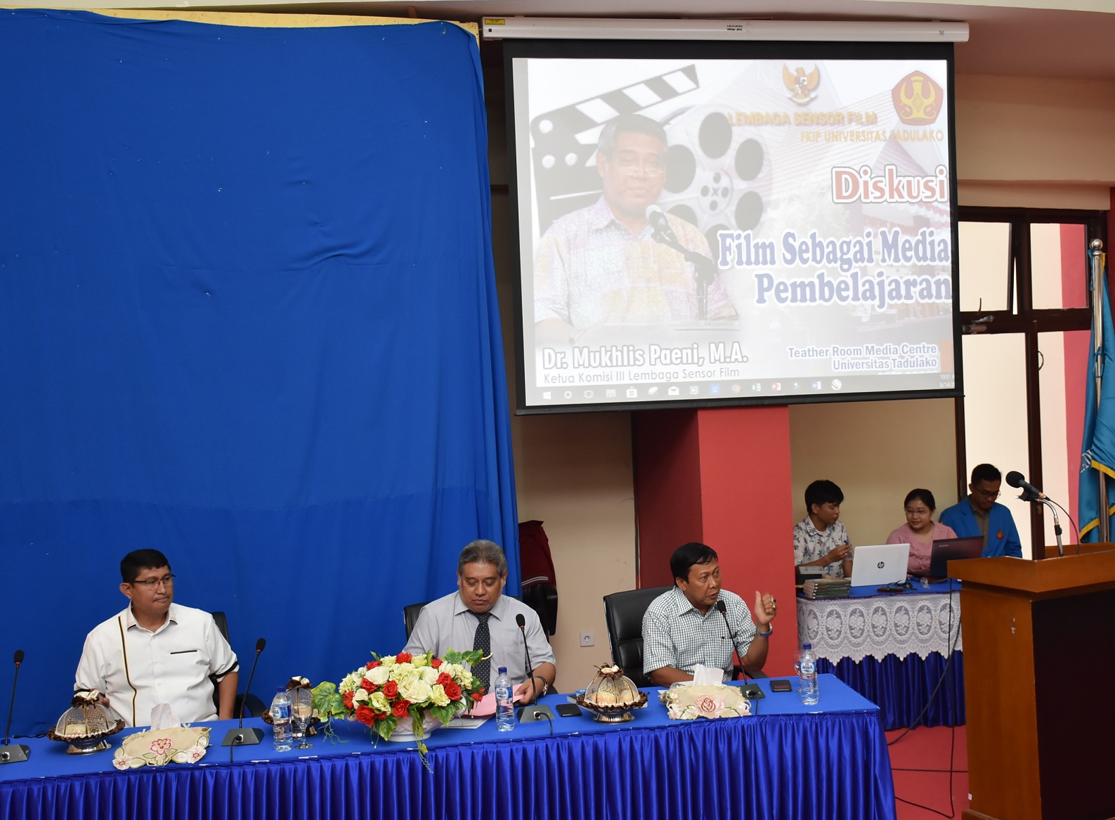 FKIP Untad Bersama Lembaga Sensor Film Indonesia Gelar Diskusi Tentang Film Sebagai Media Pembelajaran