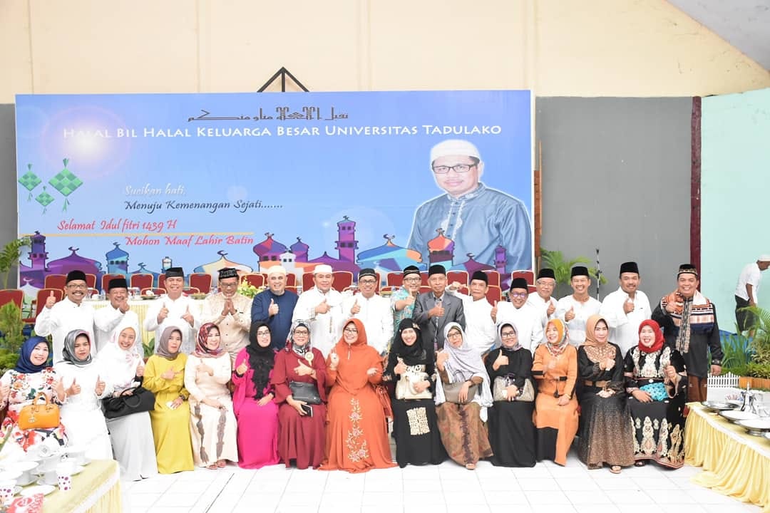 Rektor Untad Rayakan Idul Fitri & Halal Bi Halal Bersama Keluarga Besar Universitas Tadulako