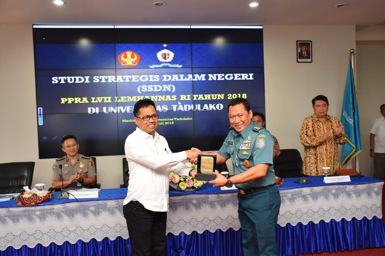 Peserta LEMHANAS RI Kunjungi Untad Guna Program Pendidikan Reguler 2018