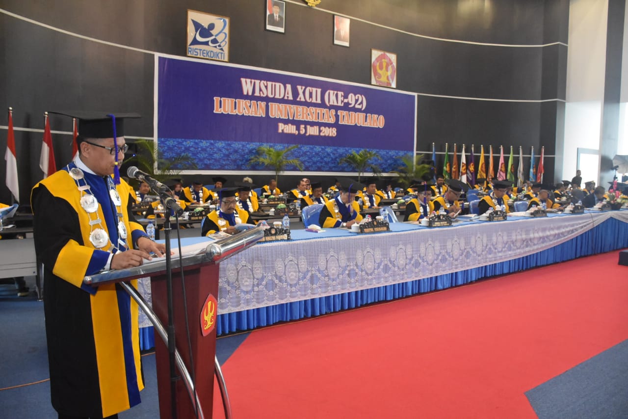 Wisuda Angkatan 92 Alumni Untad Berjumlah 1.071 Orang