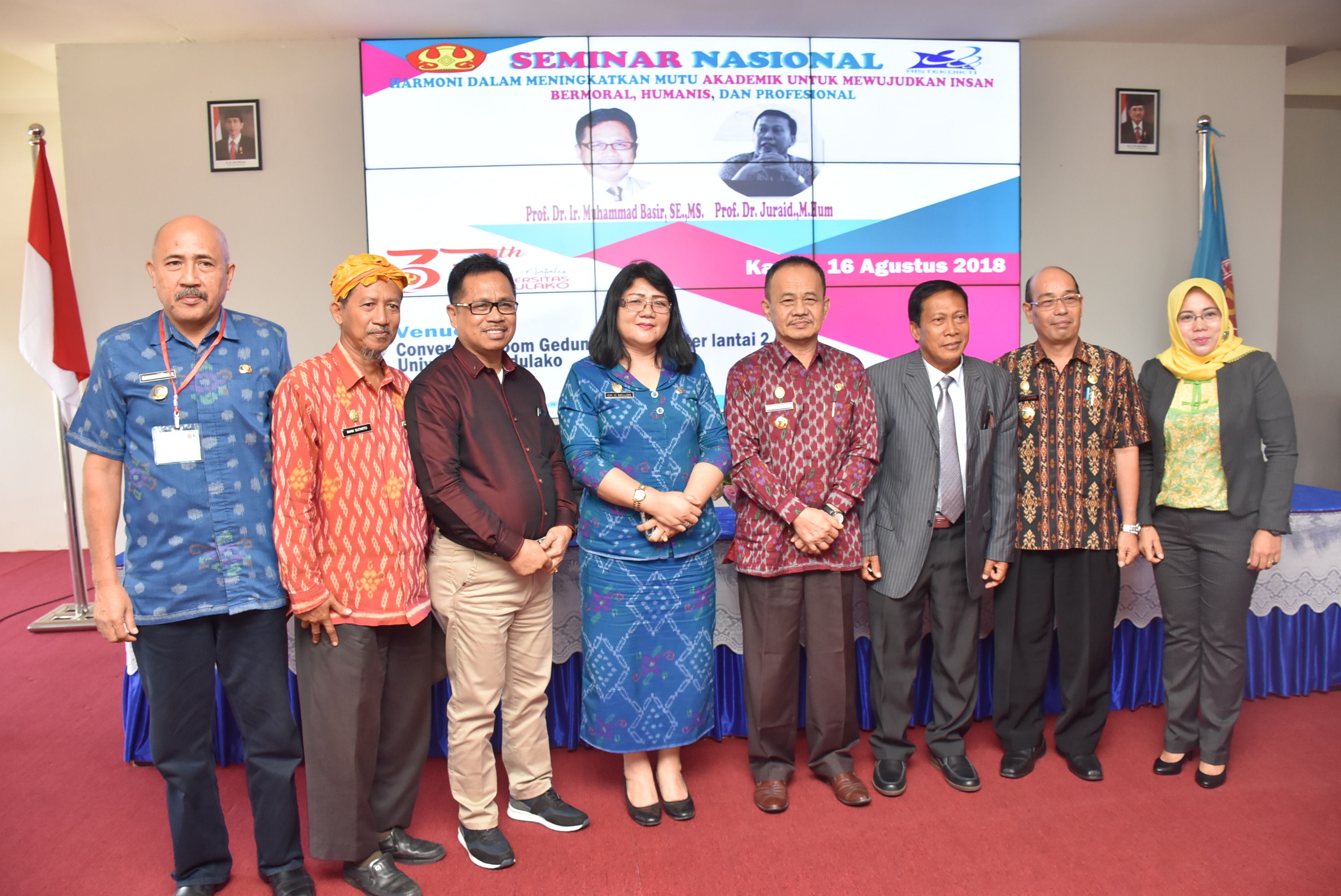 Jelang Dies Natalies Ke 37, Untad Gelar Seminar Nasional Tentang Harmoni Di Lingkungan Akademik