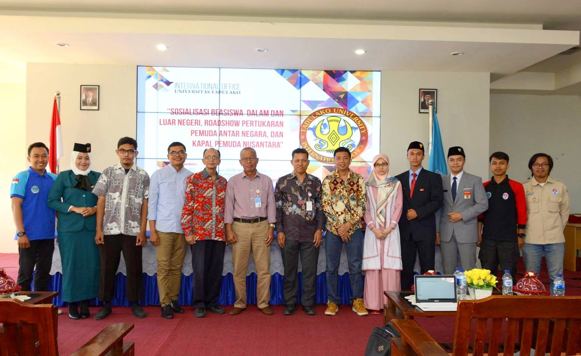 International fice Untad Sosialisasikan Program Beasiswa & Pertukaran Pemuda Antar Negara