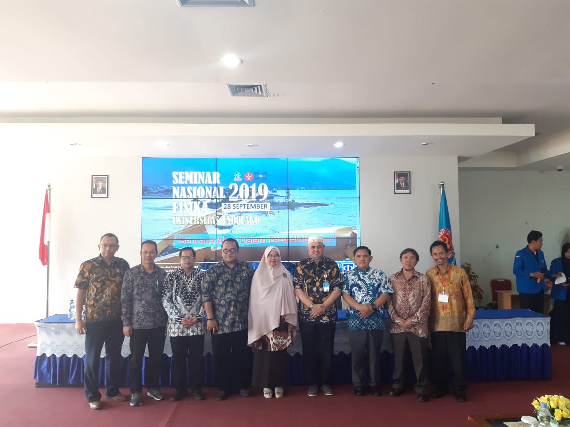 Seminar Nasional Fisika 2019 Untad Bahas Bencana Alam Dalam Prespektif Sains