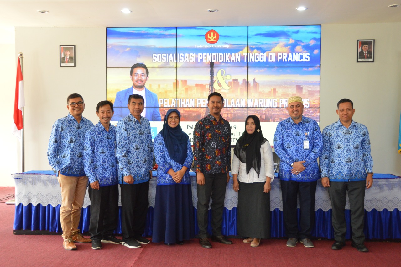 International Office Untad Sosialisasikan Cara & Tahapan Menempuh Studi Di Perancis