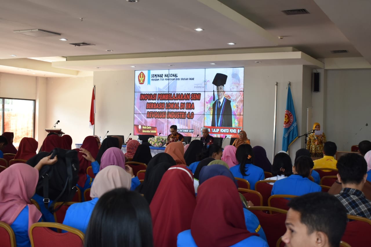 FKIP PGSD Untad Gelar Seminar Nasional Terkait Inovasi Pembelajaran Seni Berbasis Lokal Era Revolusi 4.0