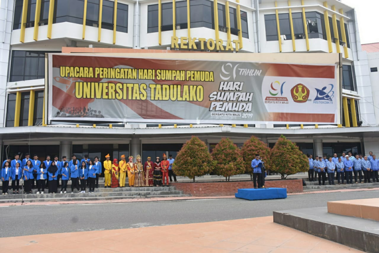 Peringati Hari Sumpah Pemuda Ke 91, Universitas Tadulako Gelar Upacara