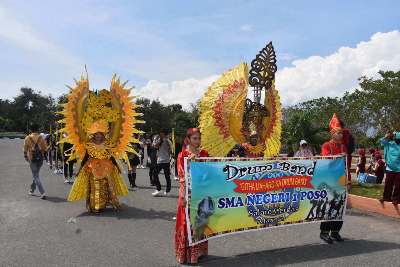 Tadulako Open Drum Competition 2019 Di Ikuti Tim Marching Band SMP & SMA Se Sulawesi Tengah