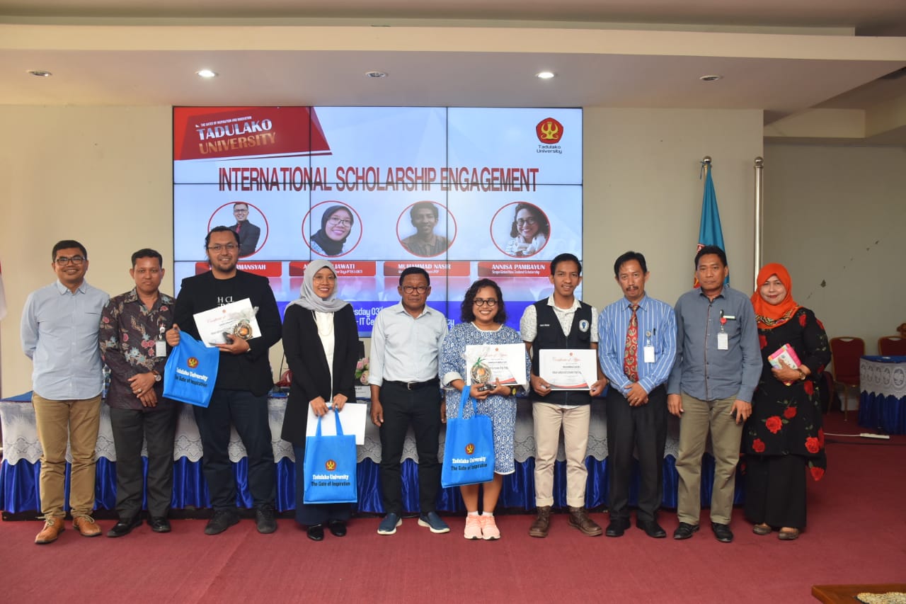 International Office Untad Gelar International Scholarship Engagement Untuk Mahasiswa, Dosen & Alumni
