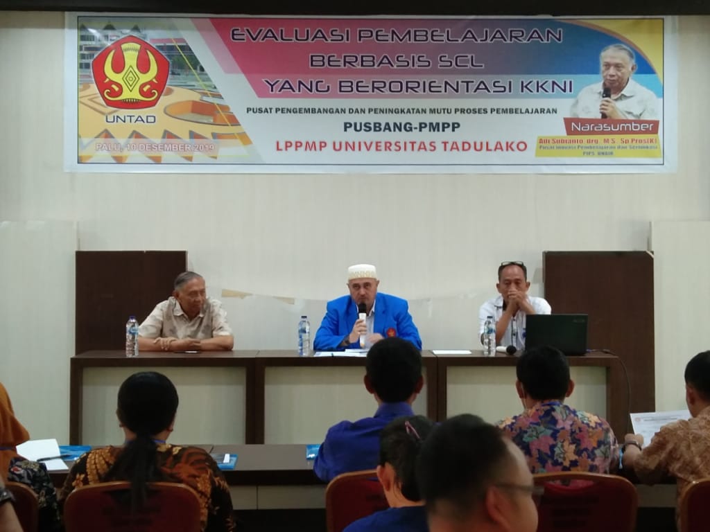 LPPMP Untad Gelar Evaluasi Pembelajaran Berbasis SCL Untuk Para Dosen