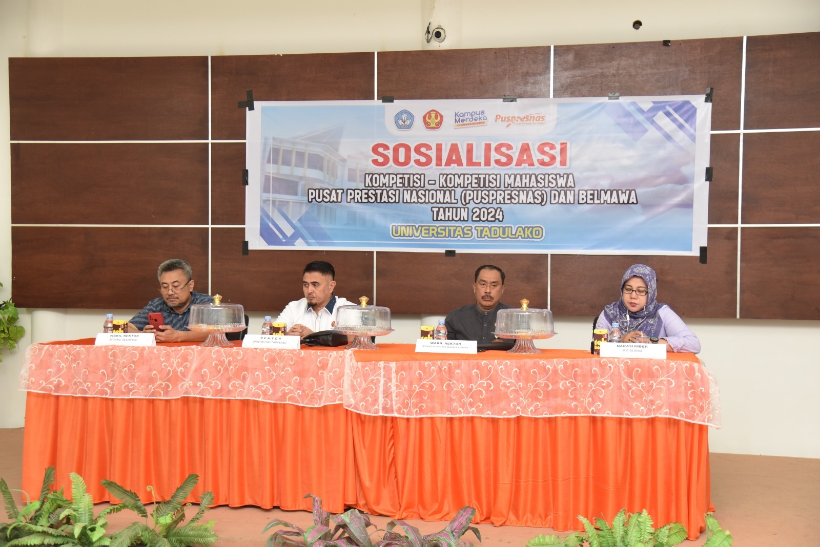 Untad Gelar Sosialisasi Program Puspresnas dan Belmawa Tahun 2024