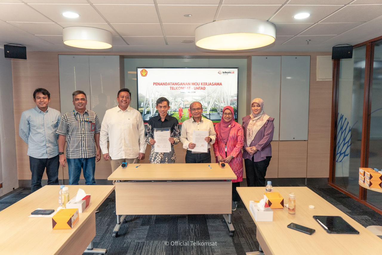 Fakultas Teknik Untad Jalin Kerjasama dengan Telkomsat Guna Pengembangan Pemanfaatan Teknologi Satelit di Indonesia