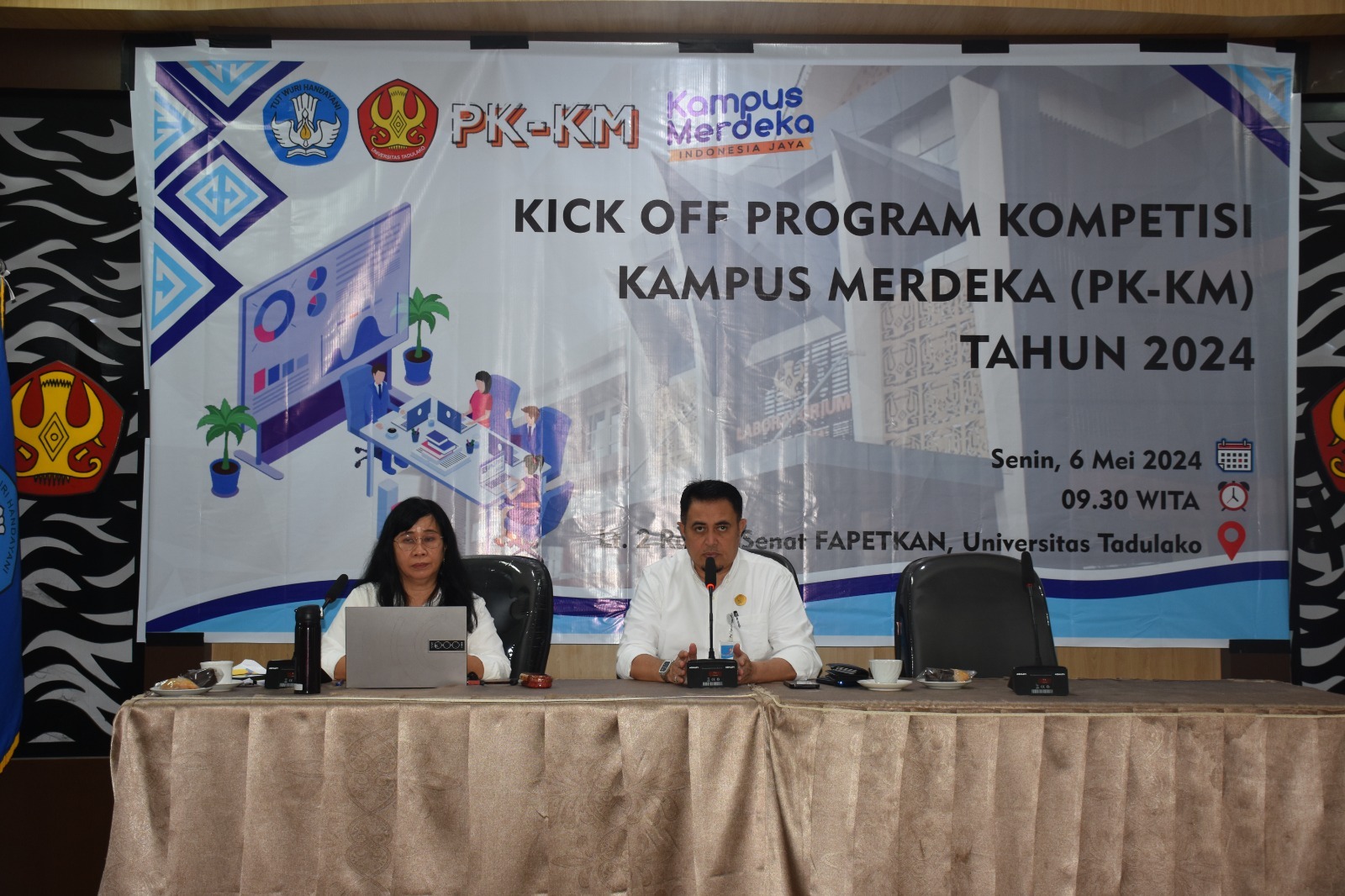 Untad Gelar Rapat terkait Pemaparan Program Kompetisi Kampus Merdeka (PK-KM) Tahun 2024